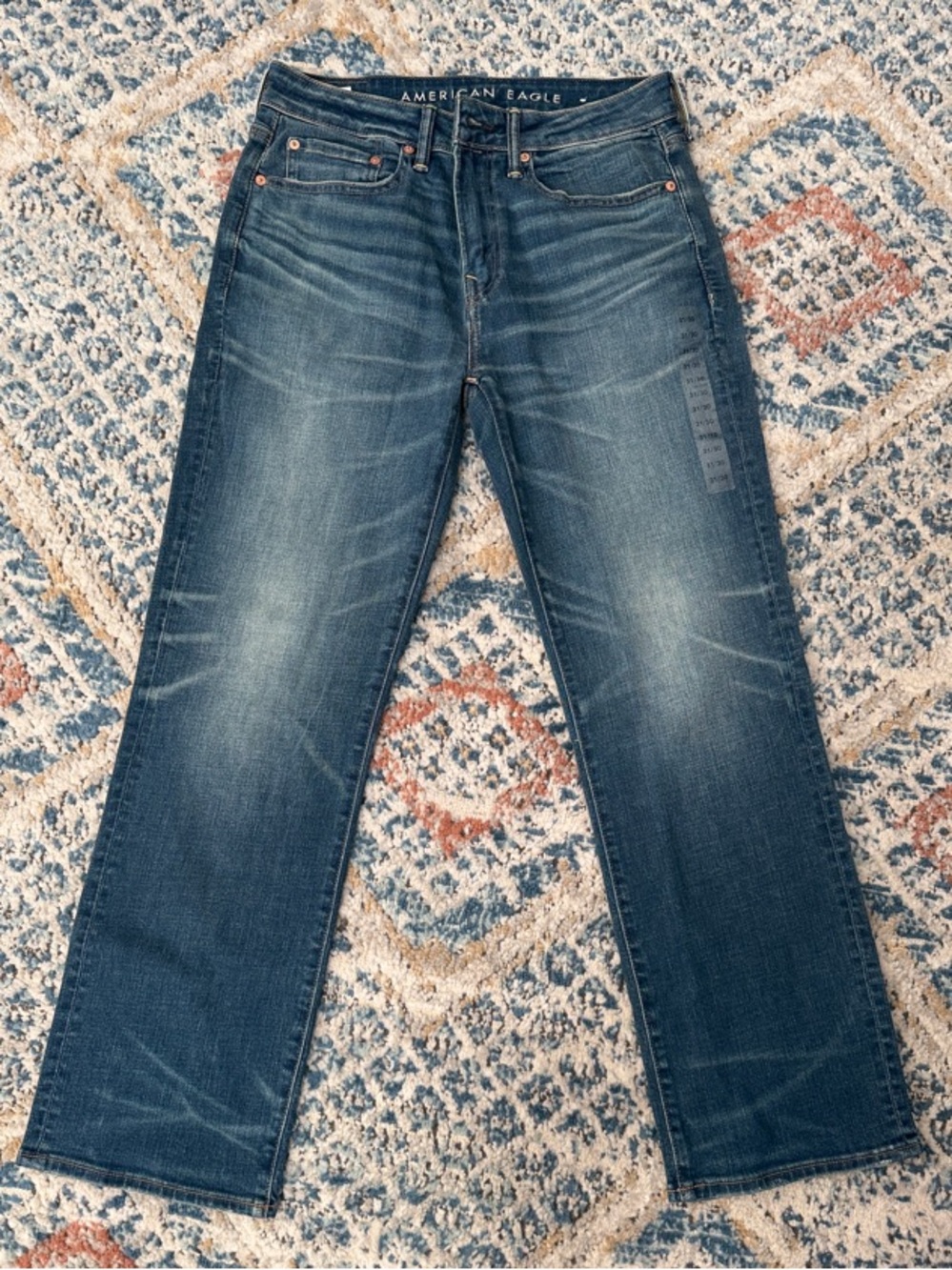 American Eagle Outfitters Men's Medium Wash Original Bootcut Jeans. 31 x 30